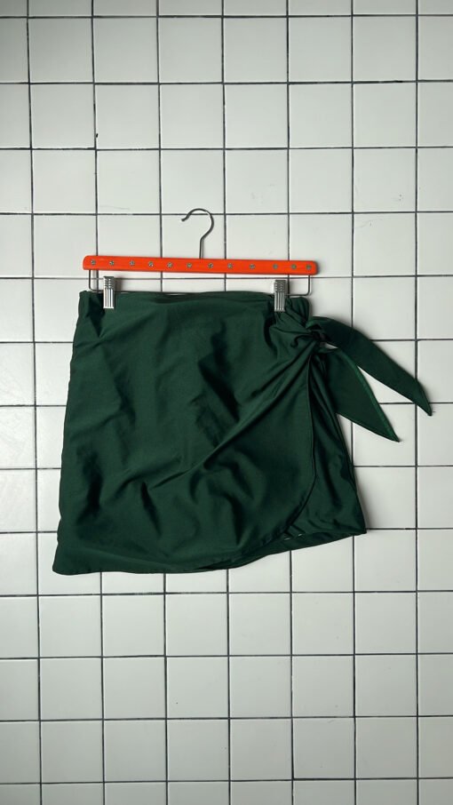 So. Green swim skirt