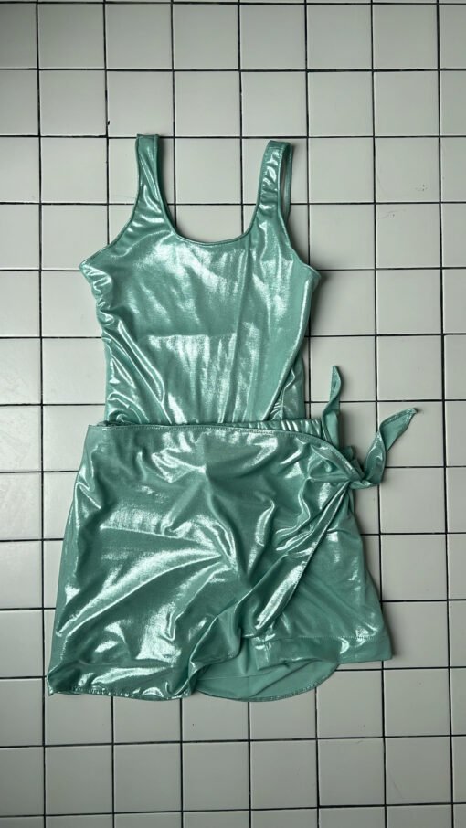 So. Light Green swim skirt - Image 3