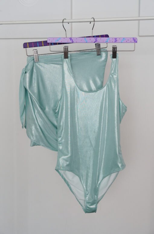 So. Light Green swim skirt - Image 4