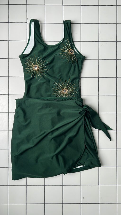 So. Green swim skirt - Image 3