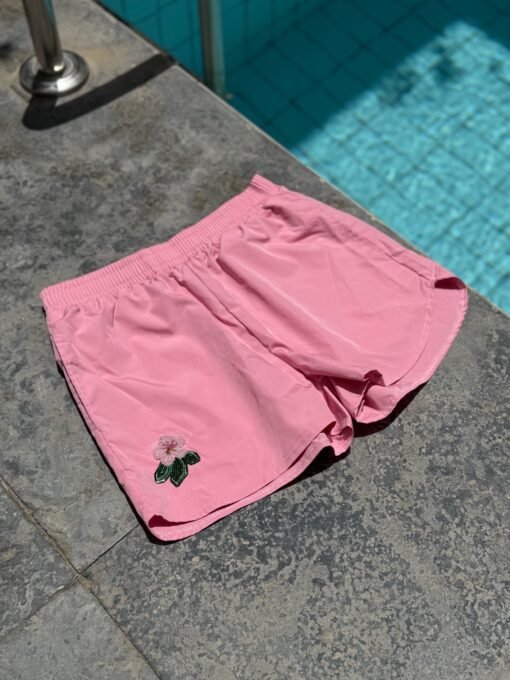 So. Pink shorts